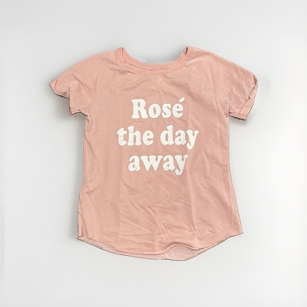 Grayson Threads Pink Thermal Rose the Day Away Shirt Size M Soft Top